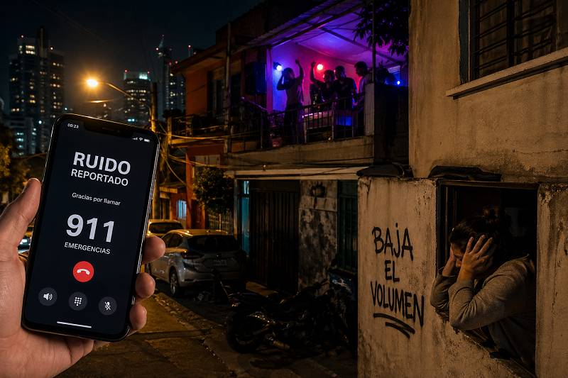El ruido no duerme en la CDMX: 235 llamadas diarias que revientan la madrugada capitalina