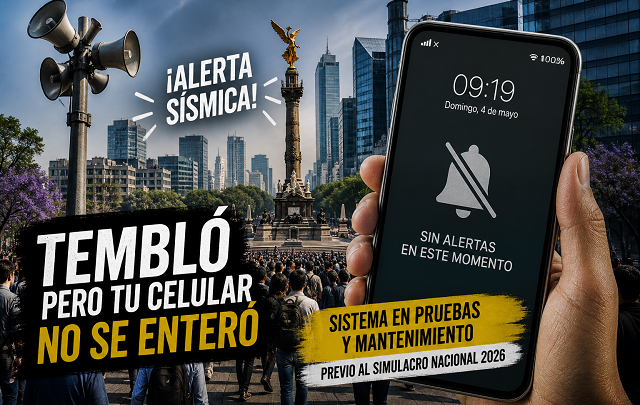 🚨 El día que tembló… y la alerta andaba en “modo pruebas”