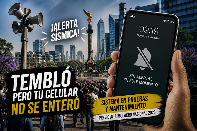 🚨 El día que tembló… y la alerta andaba en “modo pruebas”