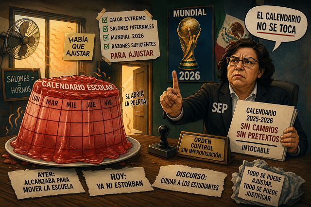 🤡📚 A la SEP se le arrugó: ahora resulta que el calendario siempre sí se respeta