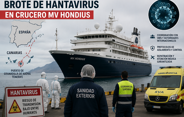 🦠 En nombre de la salud… España recibe un crucero con hantavirus y arma operativo de película en Canarias