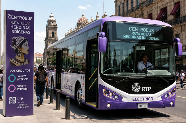 🚌💜 Se arma el “Centrobús” y ahora sí, el Centro se mueve con puro estilo… y choferas al mando