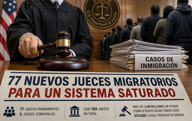 ⚖️ EU refuerza su corte migratoria: 77 jueces nuevos para un sistema saturado hasta el cuello
