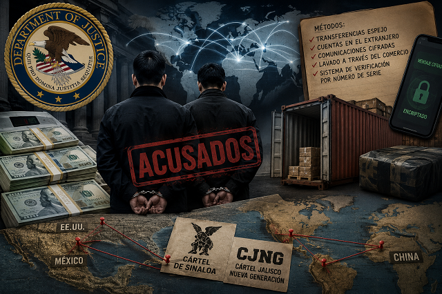 💰🇺🇸 “Dinero sucio global”: EE.UU. acusa red internacional de lavar dinero del narco