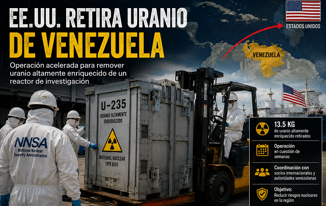 ☢️🚢 EU entra, recoge uranio y se lo lleva: así fue la misión acelerada en Venezuela