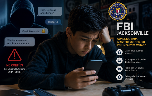 💻🚨 Del salón al chat: el FBI lanza alerta por depredadores digitales que cazan morros en verano