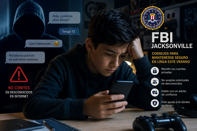 💻🚨 Del salón al chat: el FBI lanza alerta por depredadores digitales que cazan morros en verano