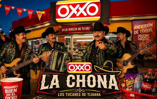 🏪🎶 “La Chona ya tiene OXXO”: cuando la peda se volvió estrategia de marketing