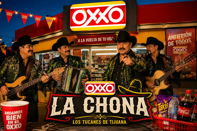 🏪🎶 “La Chona ya tiene OXXO”: cuando la peda se volvió estrategia de marketing