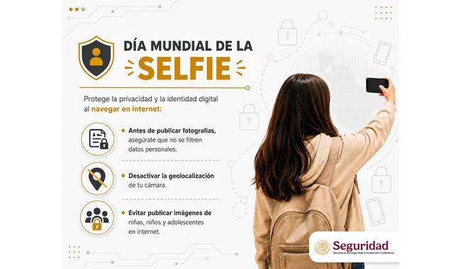🧠🤳 SSPC alerta: la selfie bonita también puede dejarte expuesto en internet