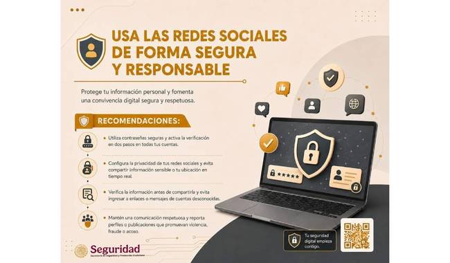📱⚠️ SSPC le baja dos rayitas al desmadre digital: “usa redes, pero no te expongas de más”