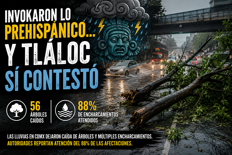 🌧️🌩️ FIFA invoca lo prehispánico… y Tláloc contestó!